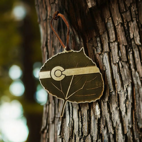 Hand-painted Birch Ornaments Colorado Aspen Leaf