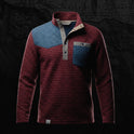 Box Creek Fleece Maroon Navy