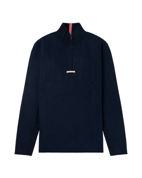 BOILED HALF ZIP 12GG MENS