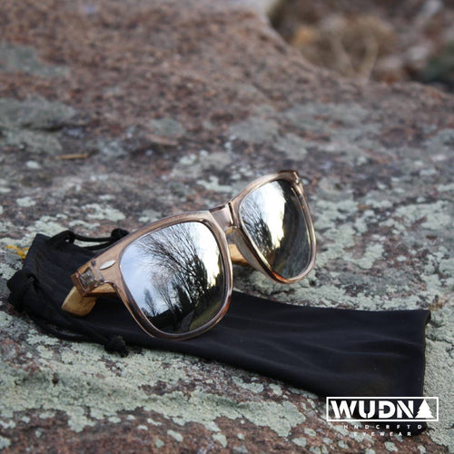 Real Wood Sunglasses - Grey Zebra Wood Wanderers