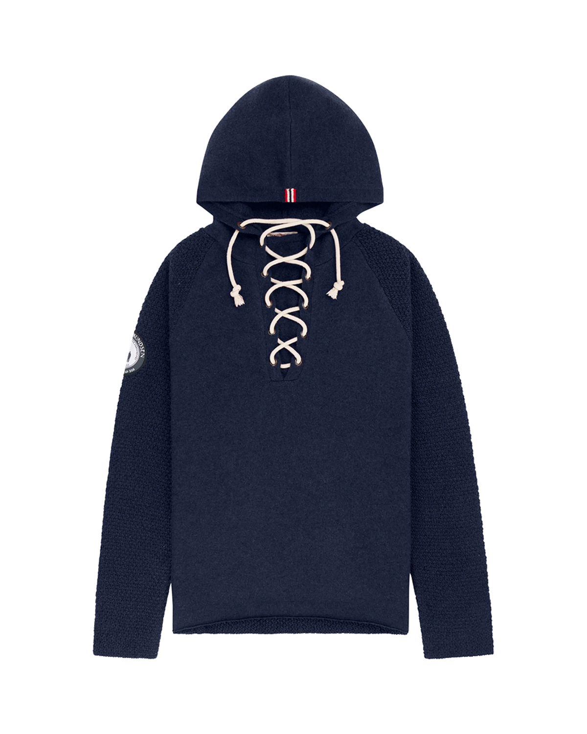 Laced Boiled Hoodie Faded Navy