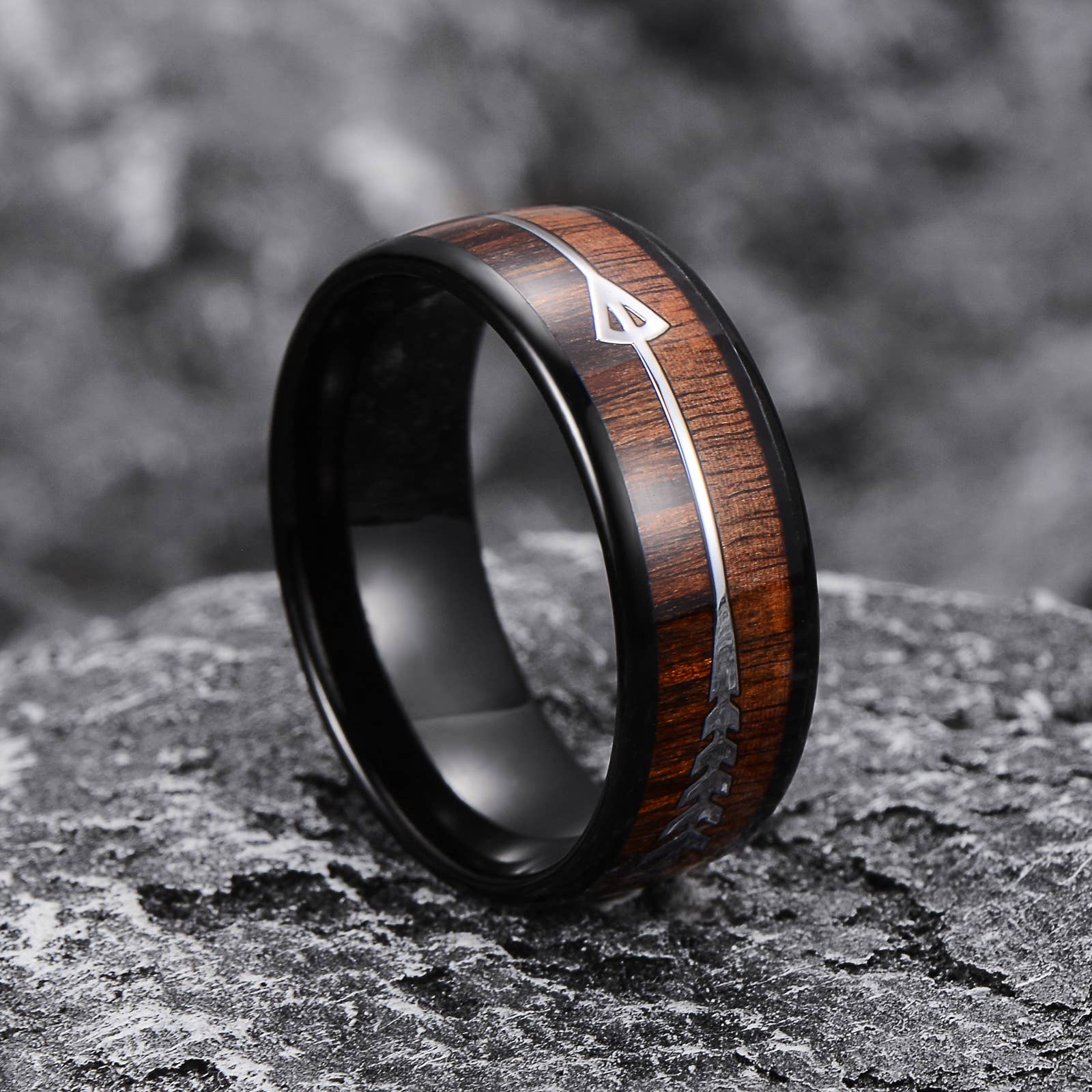 Wooden Element Old Town Road Ring