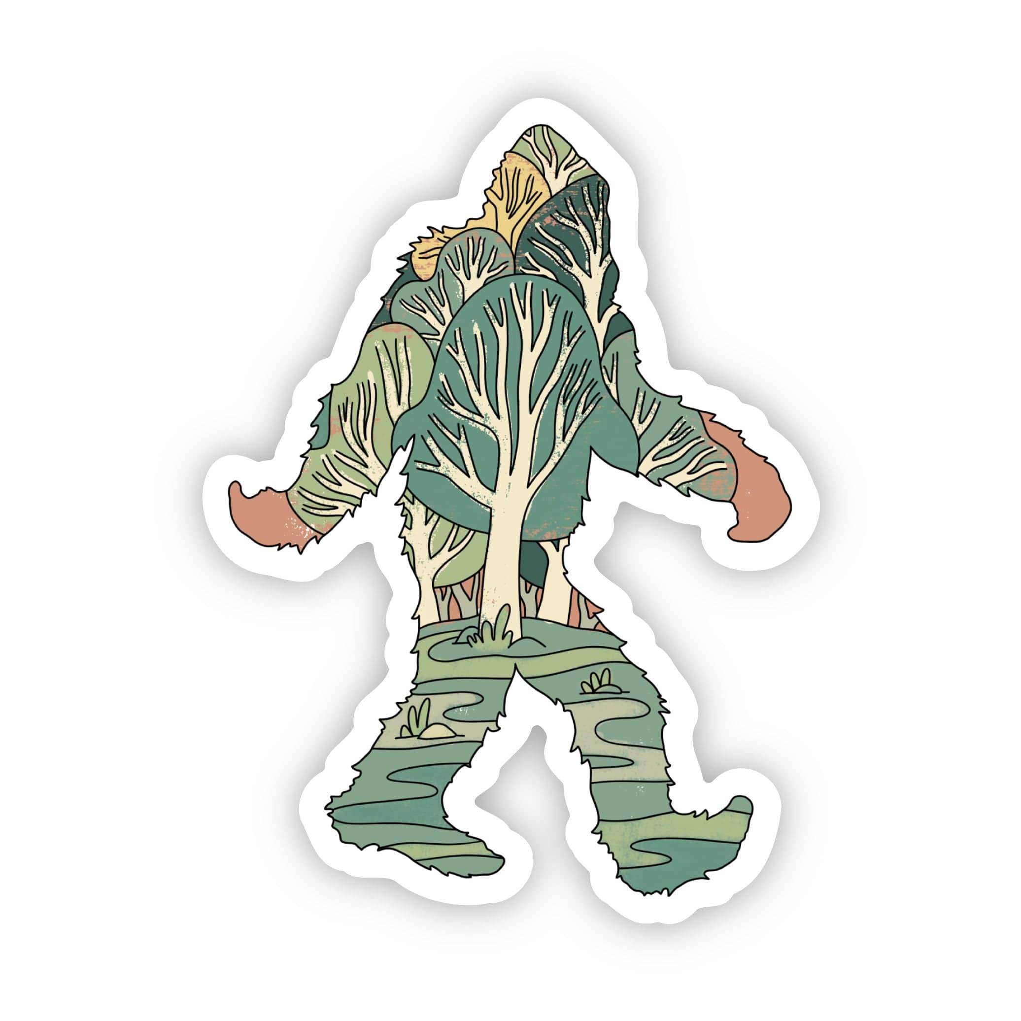 Bigfoot Woods Sticker