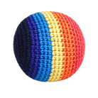 Novelty Brands Extreme Retro Hand-Knitted Kick Pouch Footbag