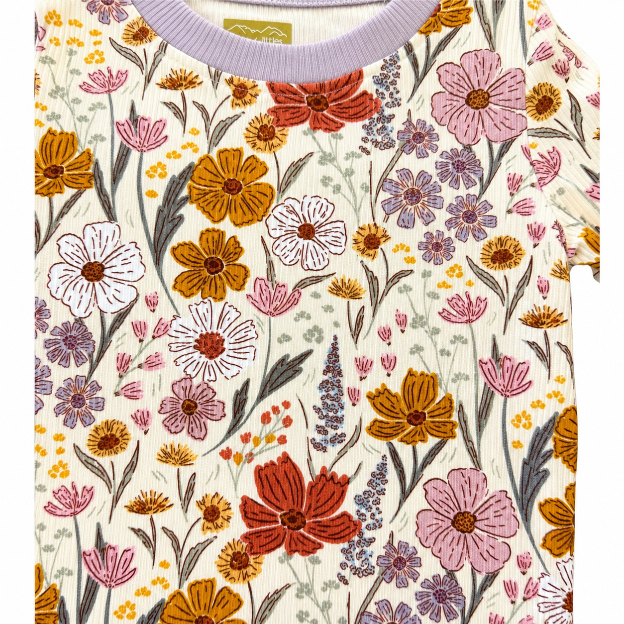 Callie Wildflower - 2 Piece Ribbed Bamboo PJ