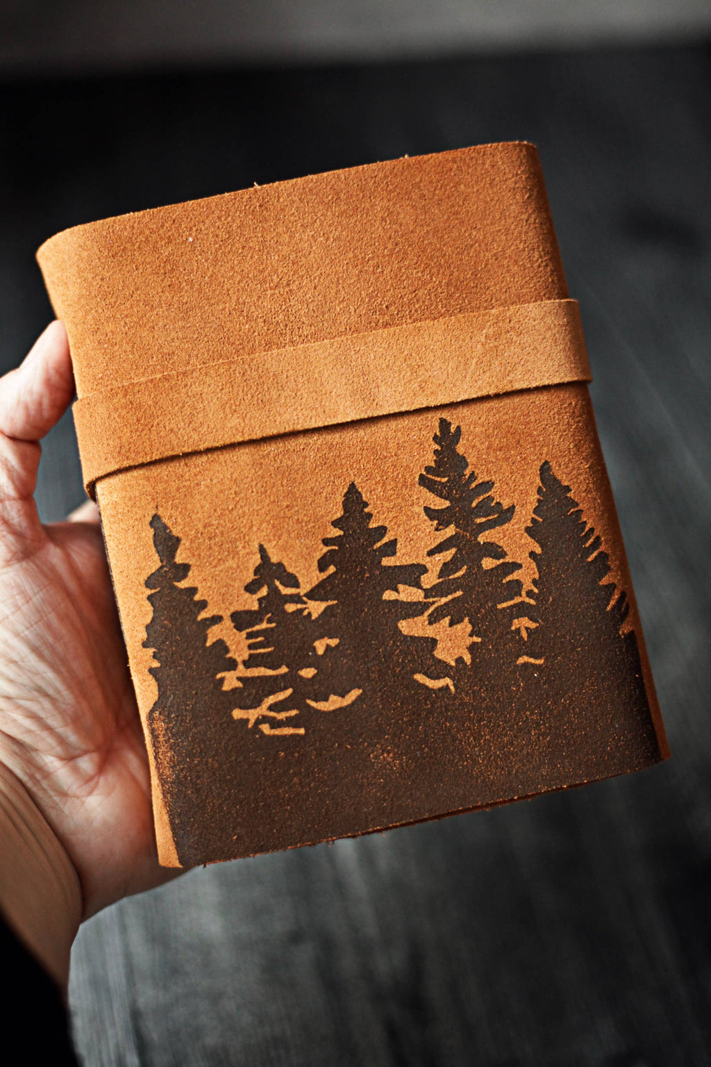 Tree Journal - Pine Forest Leather Journal