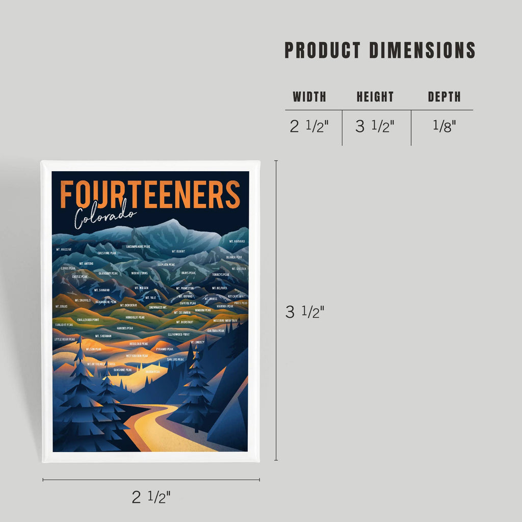 MAGNET Colorado, Fourteeners, Mountain Range