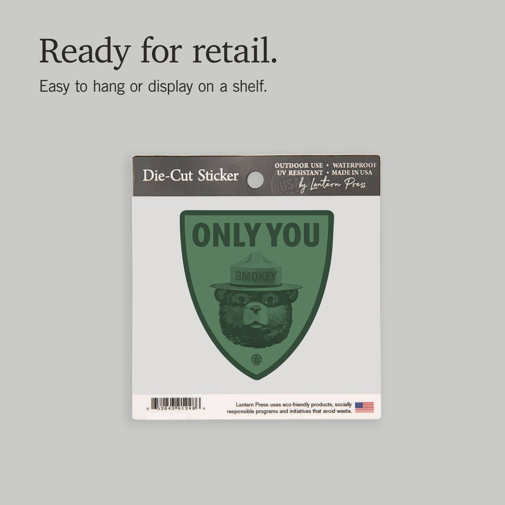 STICKER Smokey Bear, Only You, Duotone