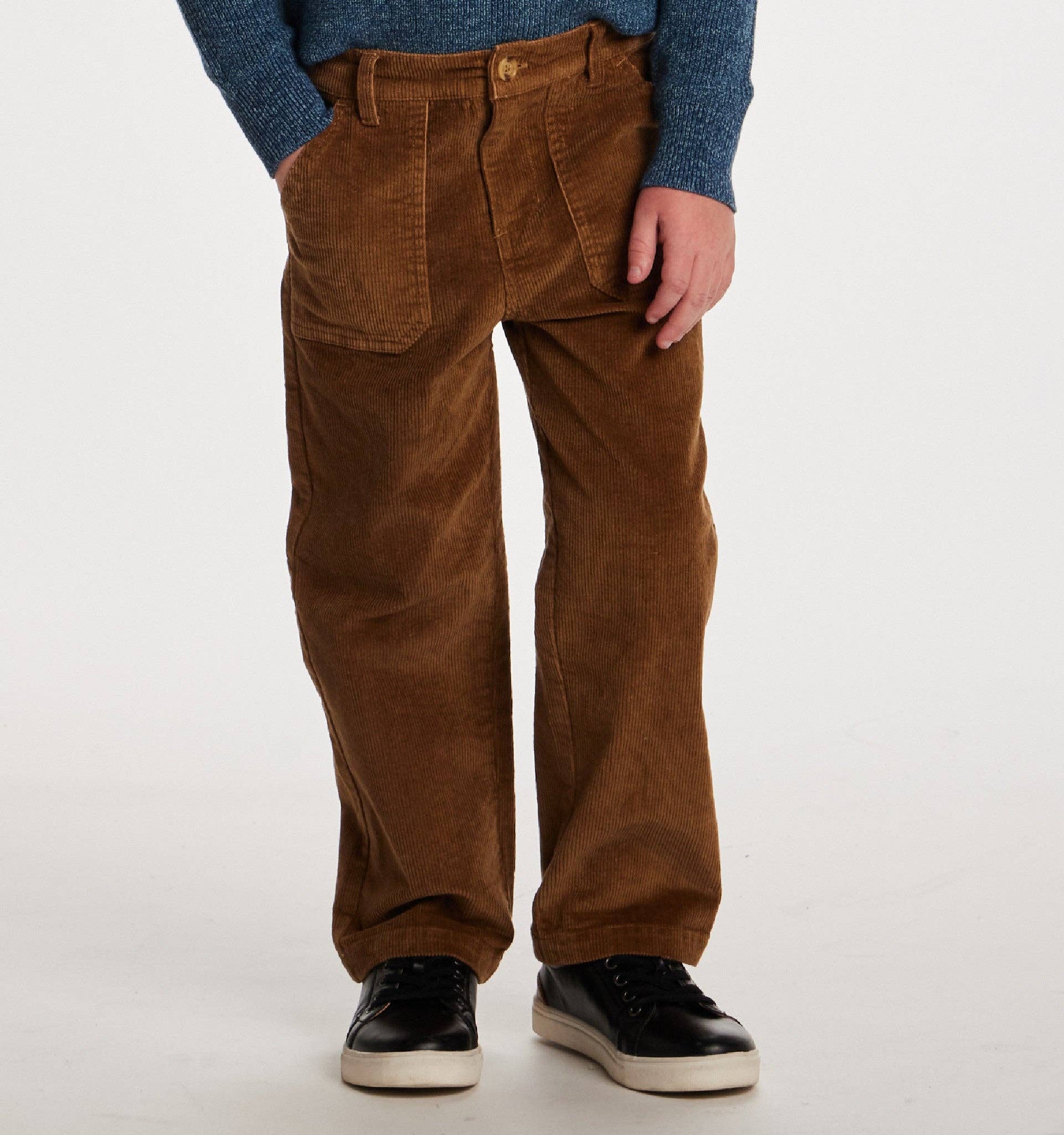 Kids Wide Leg Corduroy Pants