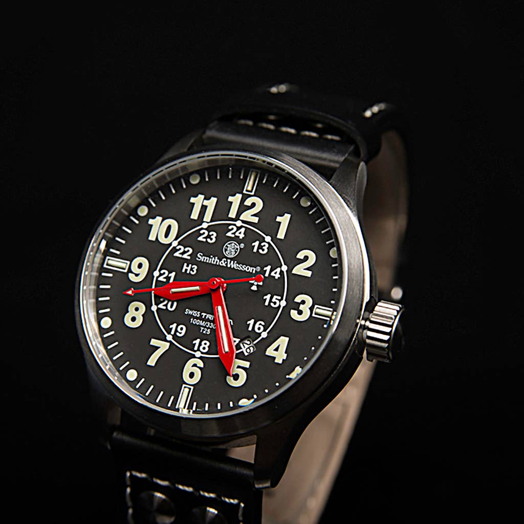 Smith & Wesson Mumbai Lamplighter Watch with Tritium