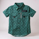 Adult Fishing Shirt Green Mountains