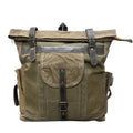 Large Recycled Military Tent Backpack