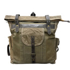 Vintage Addiction Large Recycled Military Tent Backpack