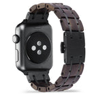 Joycoast Wood Apple Watch Band | Black Sandalwood + Stainless Steel