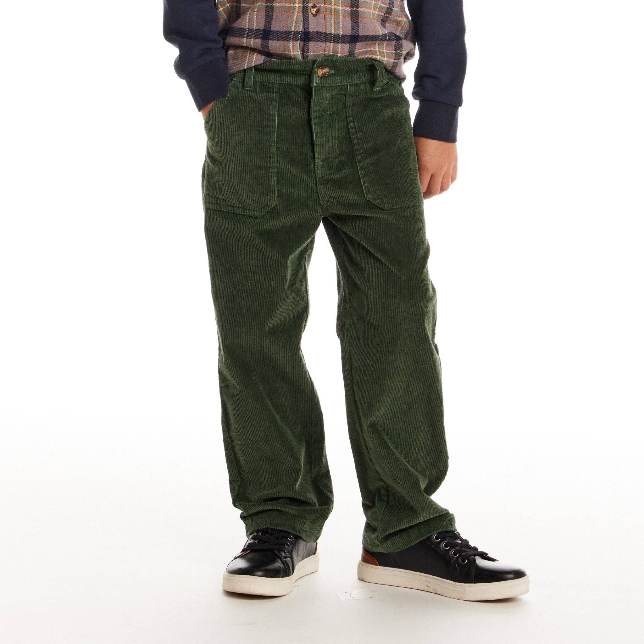 Kids Wide Leg Corduroy Pants