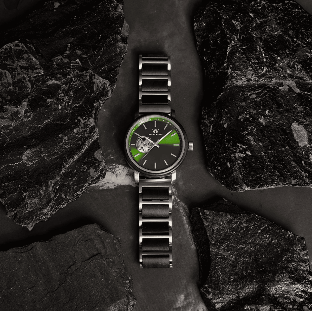 AvantWood Royal Emerald - Automatic - Men's Watch