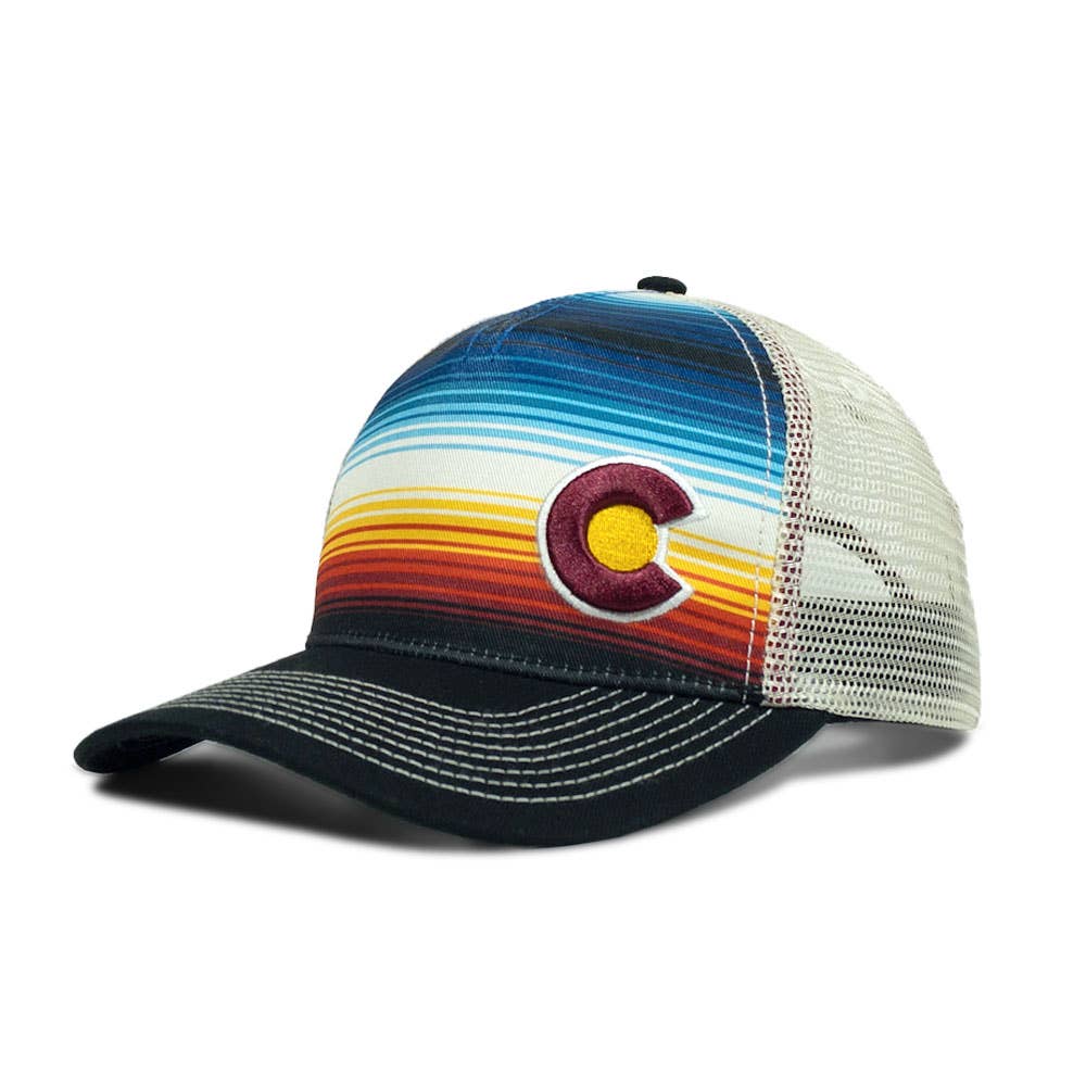 Trucker Hat - Monochromatic Grey - Black