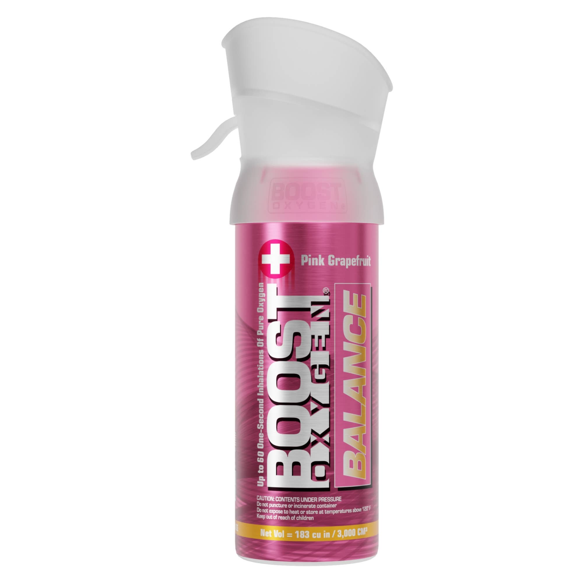 Boost Oxygen Supplemental Oxygen Pocket Size (3L) Balance: Pink Grapefruit