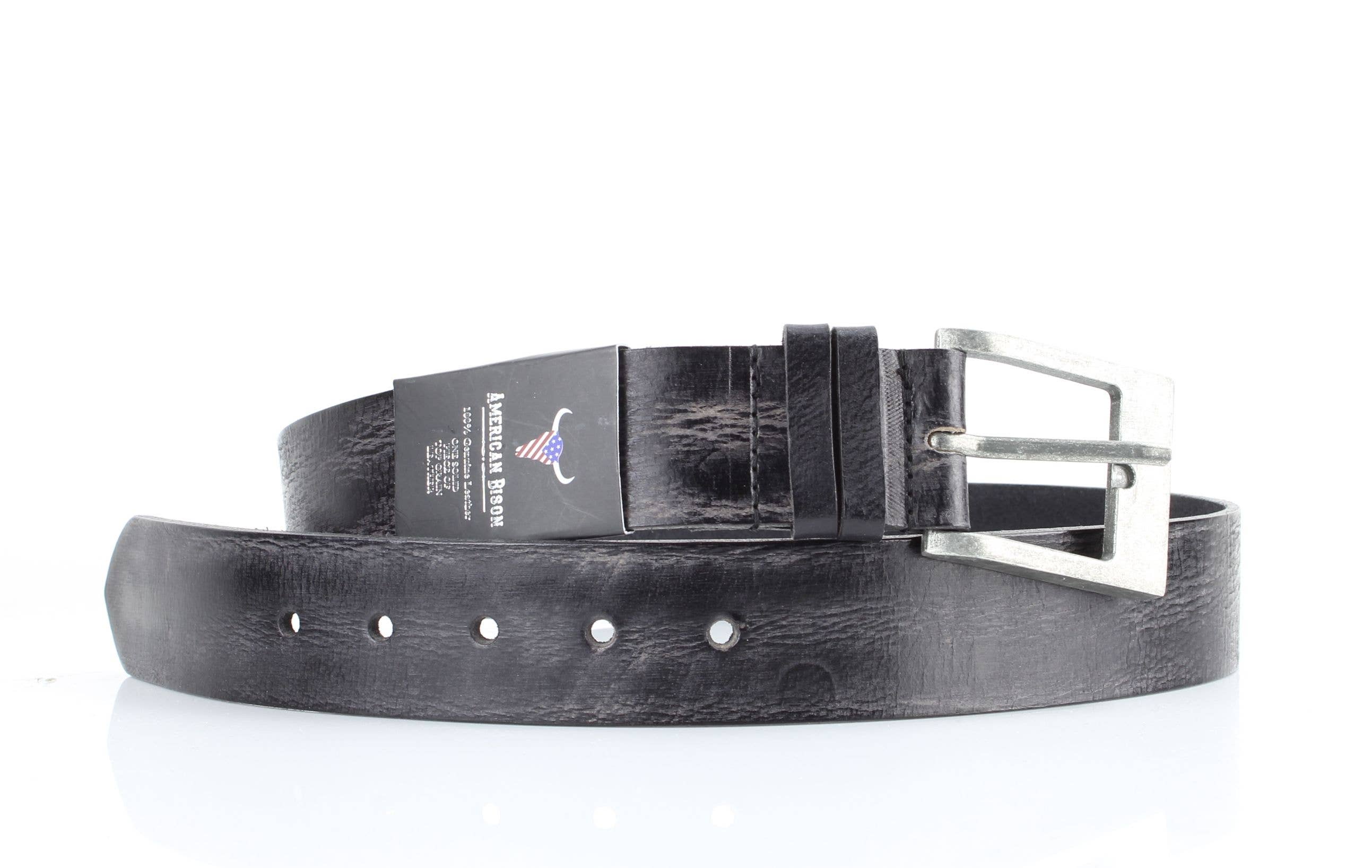 Leather Impressions Inc Double Loop Western Belt – Antique Buckle ABB 009