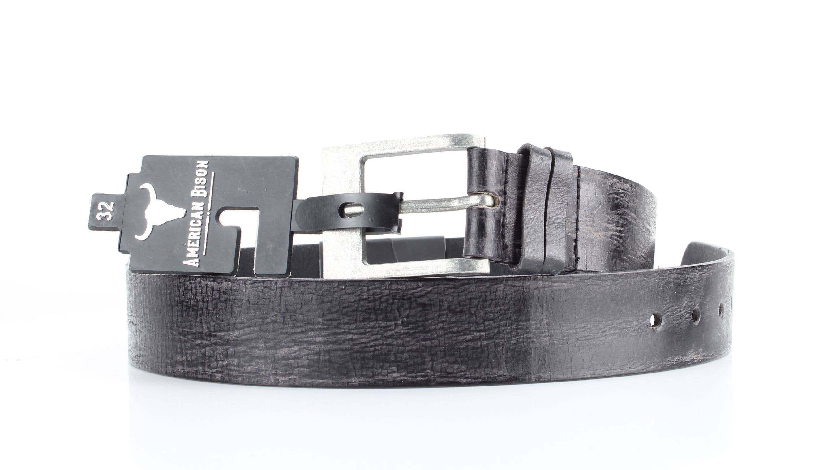 Leather Impressions Inc Double Loop Western Belt – Antique Buckle ABB 009