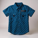 Adult Fishing Shirt Blue Fish