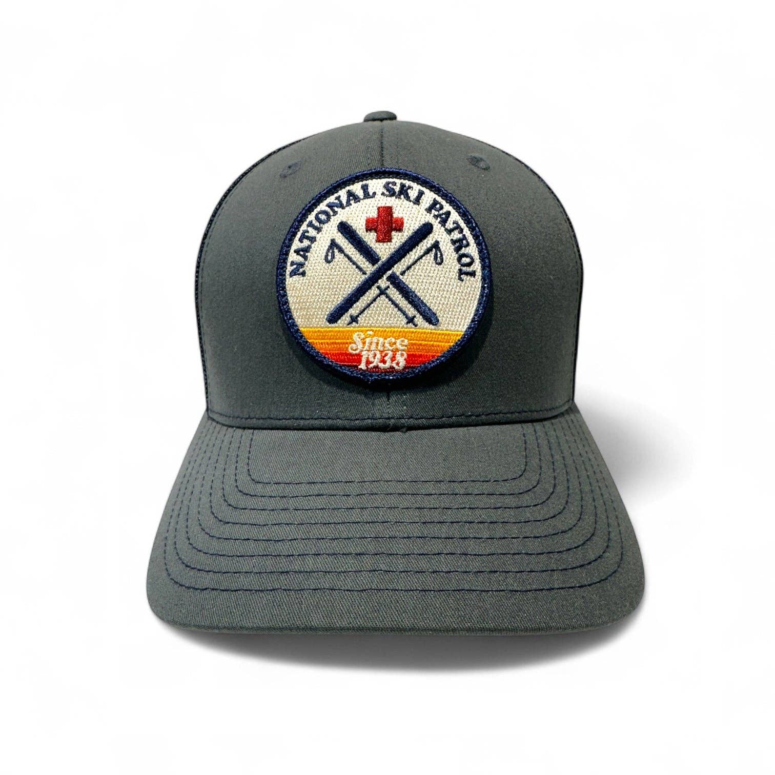 Trucker Hat - Monochromatic Grey - Black