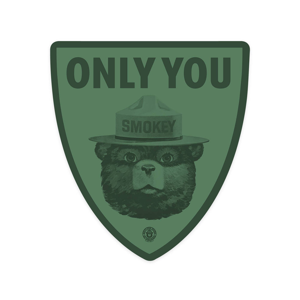 STICKER Smokey Bear, Only You, Duotone