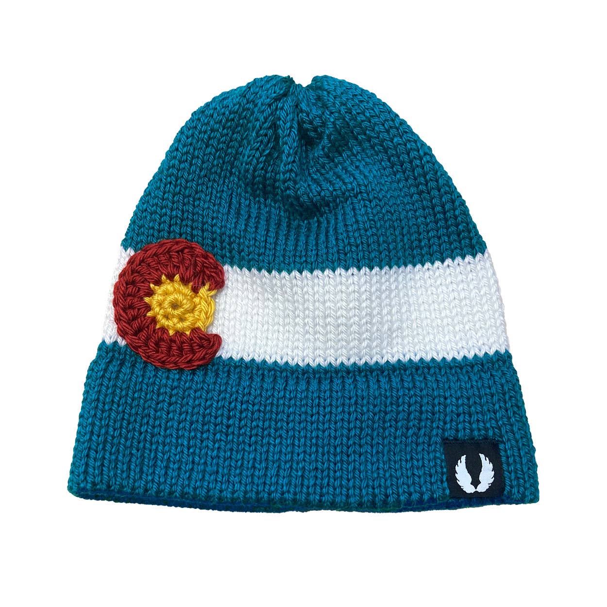 Colorado Flag Knit Beanie Classic Warm Winter Hat with State Flag