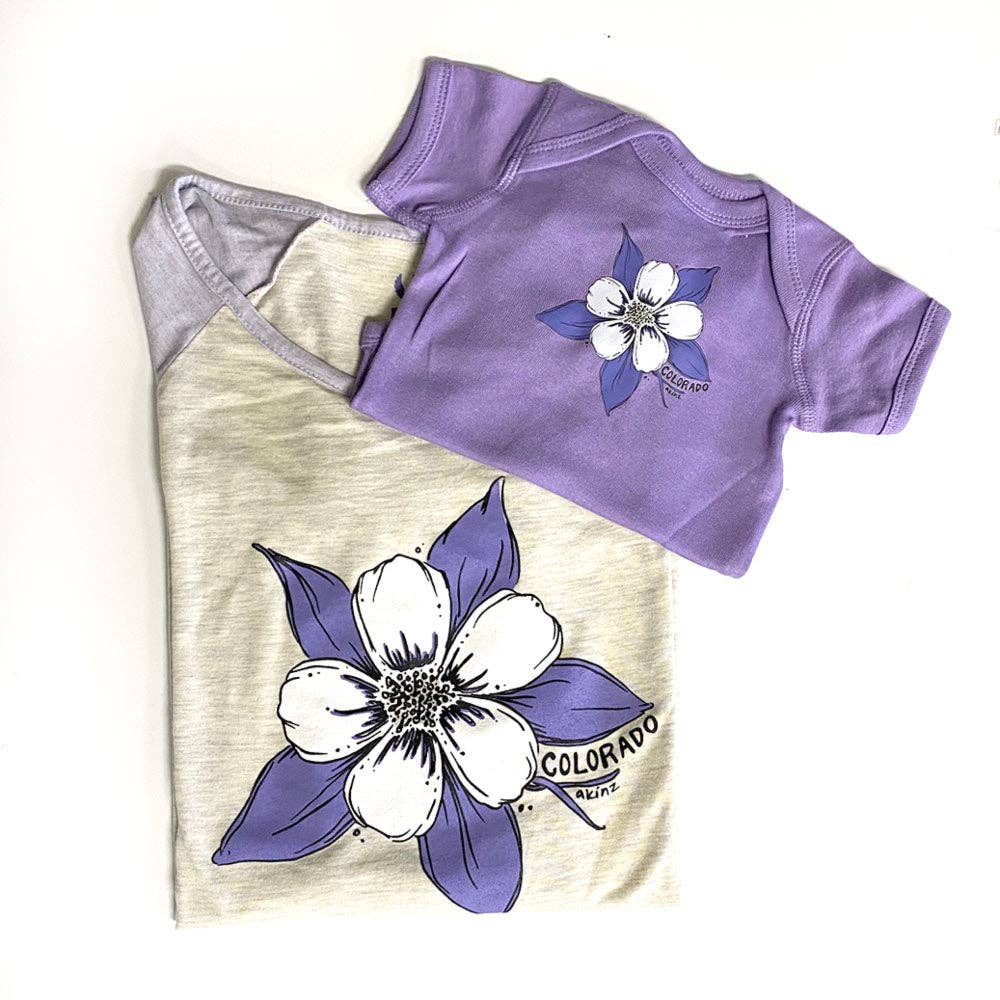 Colorado Columbine Onesie