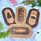 Cast & Carve Steamboat Springs Travel Cribbage Board