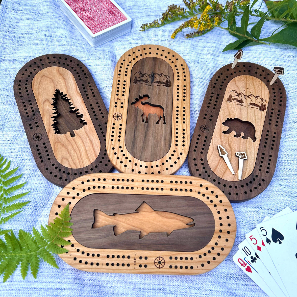 Steamboat Springs Travel Cribbage Board