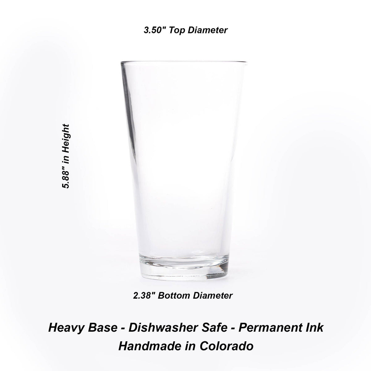 Black Lantern Pint Glass