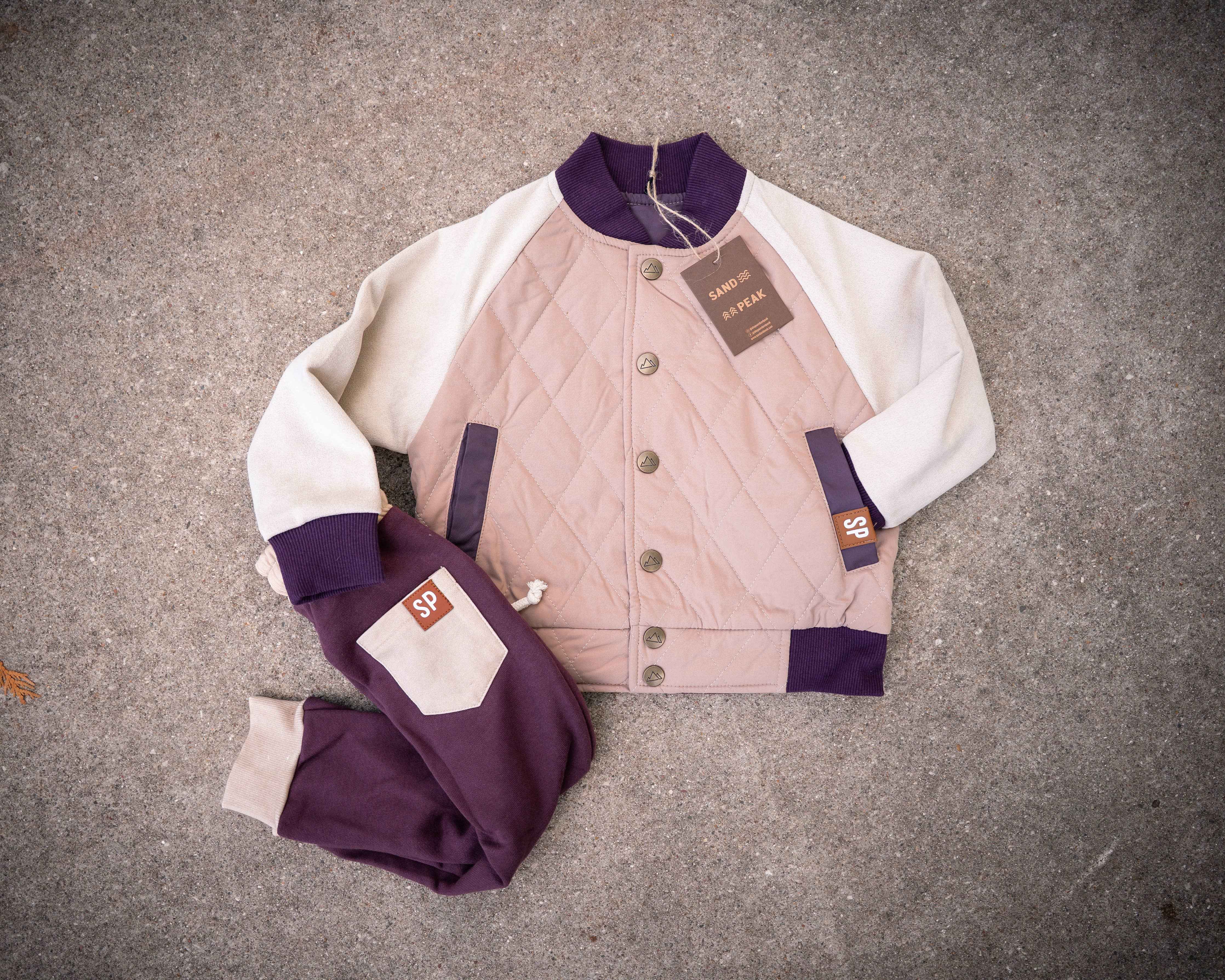 Sand and Peak Clay & Plum Bomber