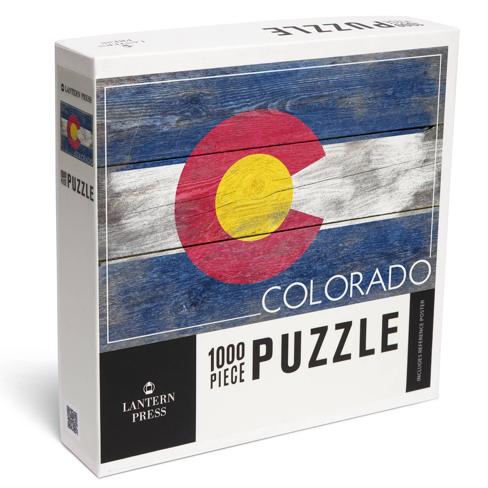 Steamboat Jigsaw Puzzles Rustic Colorado State Flag 1000 Pieces