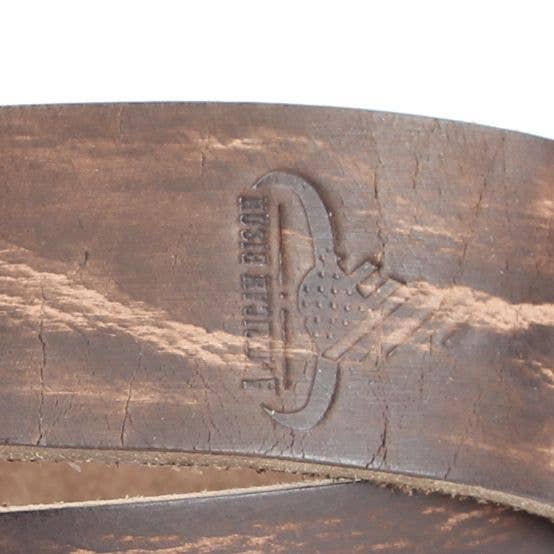Leather Impressions Inc Double Loop Western Belt – Antique Buckle ABB 009