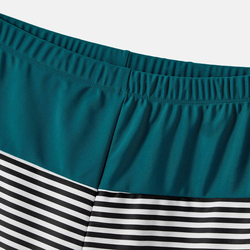 Kids Cut Out One-Piece suit and Trunks Shorts