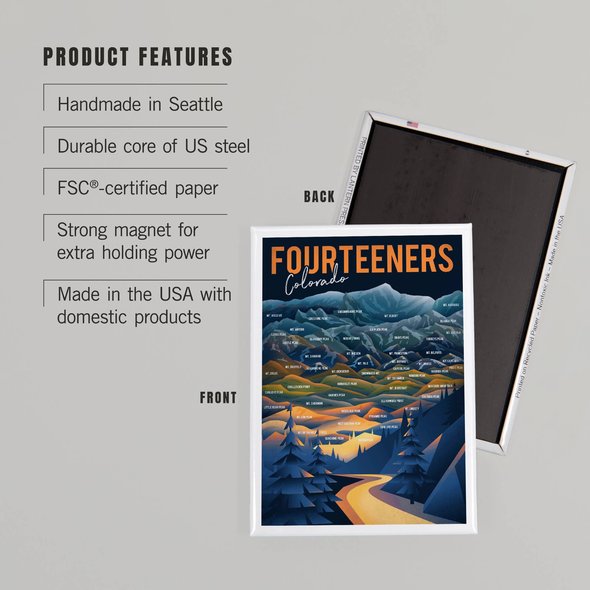 MAGNET Colorado, Fourteeners, Mountain Range