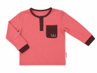 Keep the Littles Wild Mountain Henley Mauve