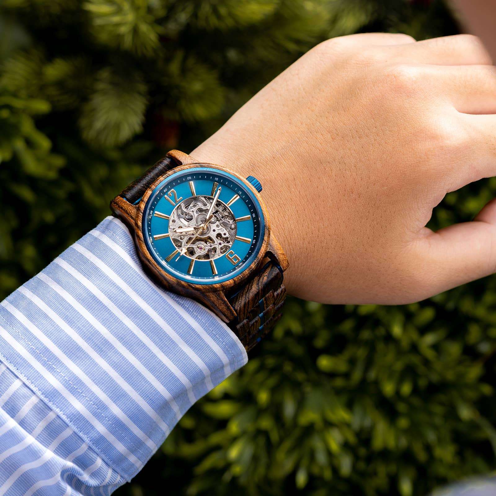 Wooden Element Blueprint Watch