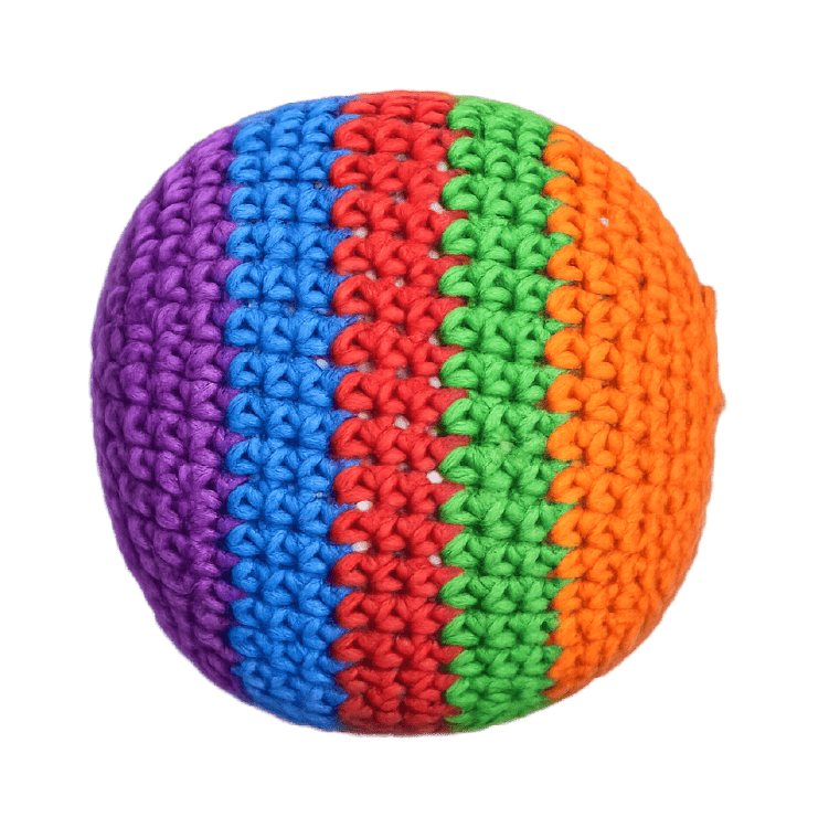 Novelty Brands Extreme Retro Hand-Knitted Kick Pouch Footbag