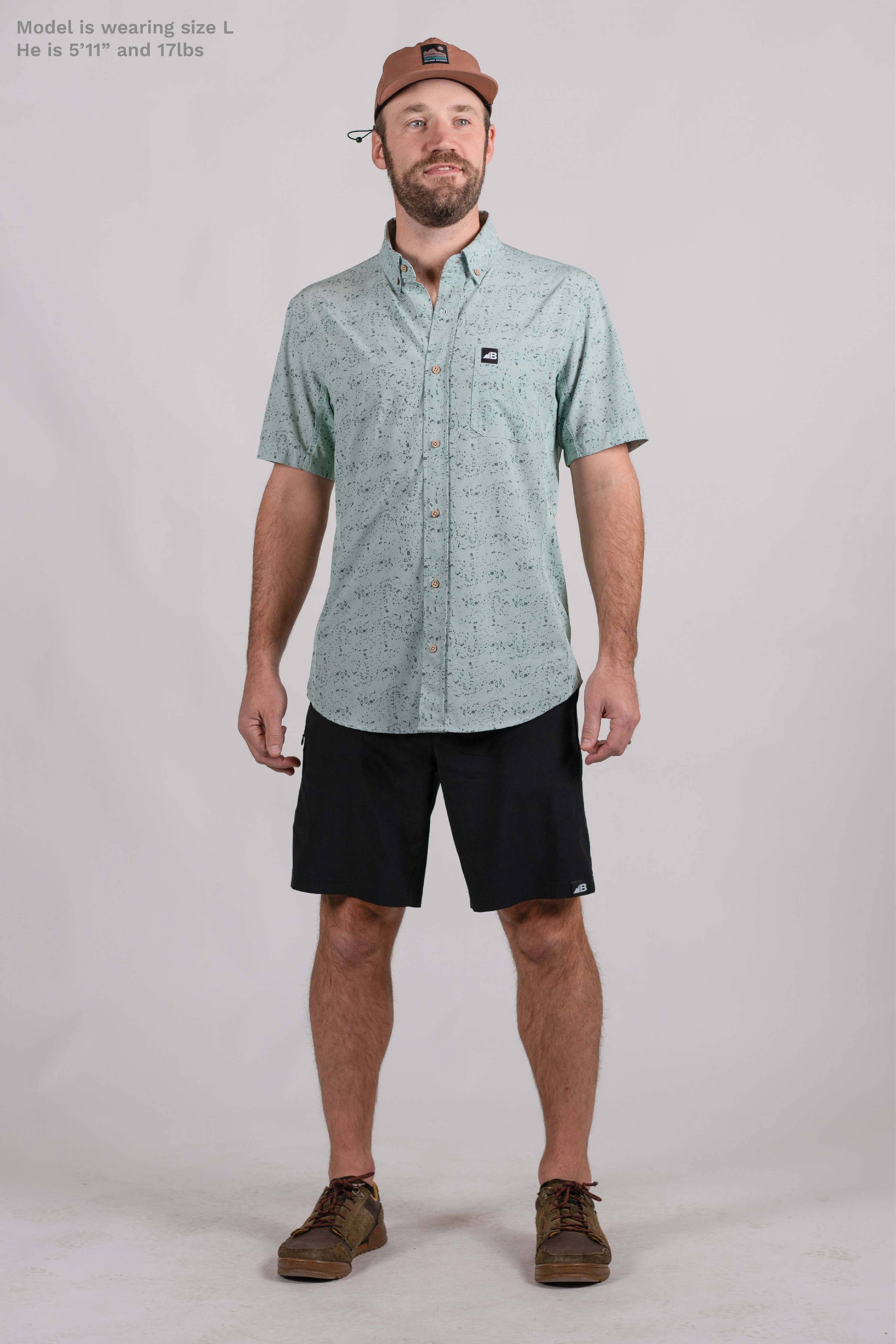 Vista Stretch Button Down