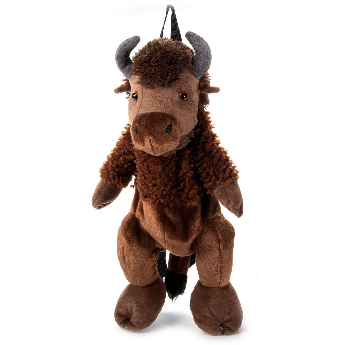20" Plush Animal Backpack Bison