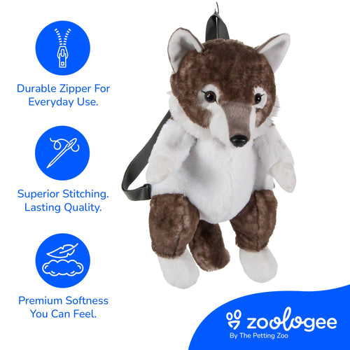 20" Plush Animal Backpack