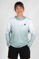 Women's Recycled Ascent UPF50 Sun Hoodie Teal Loam
