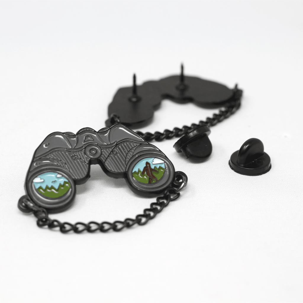 Binocular with Sasquatch Merit Pin