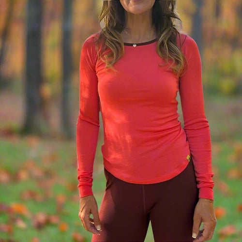 Aurora Raglan Coral
