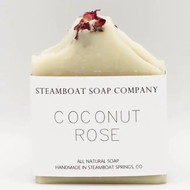 Handmade & Natural Local Colorado Soap Coconut Rose