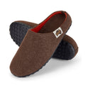 Gumbies Outback Low Slippers Chocolate & Orange