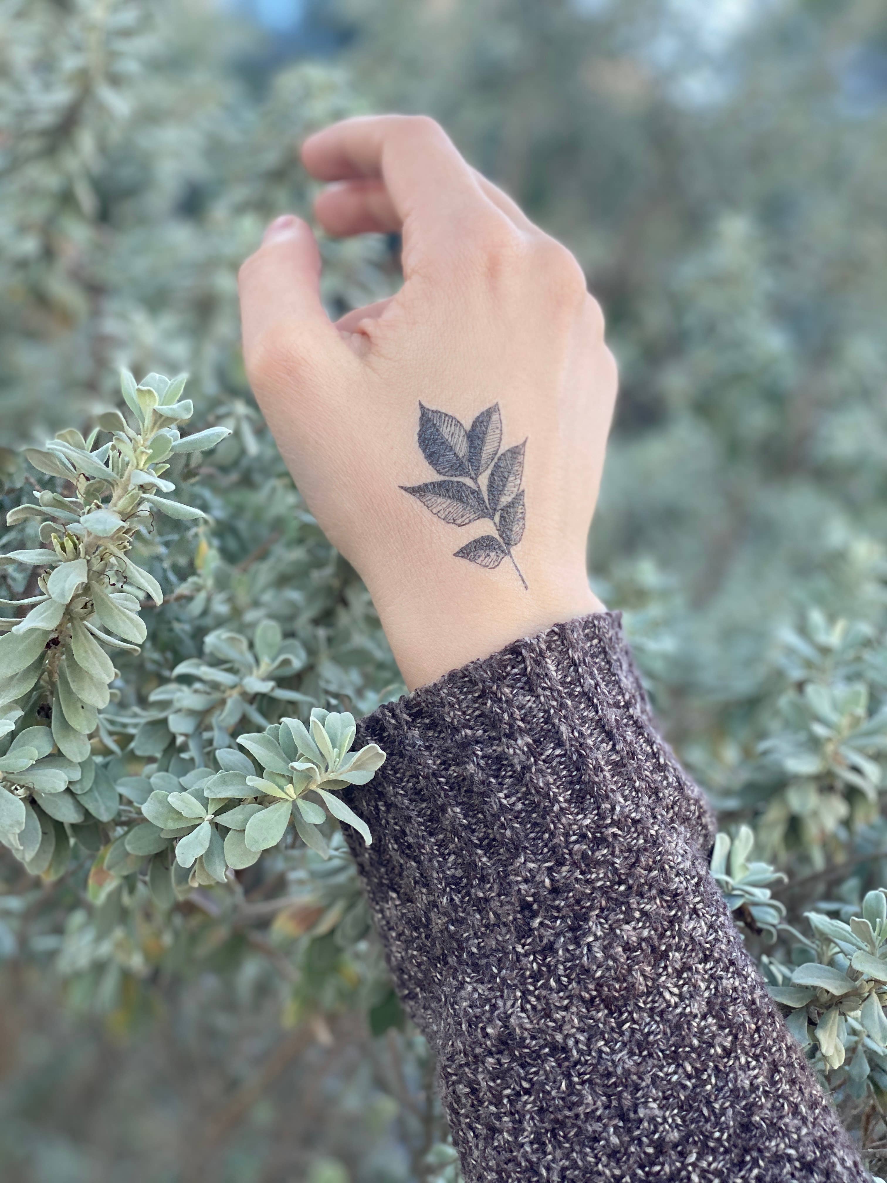 Forest Forage Temporary Tattoo: 2-Pack