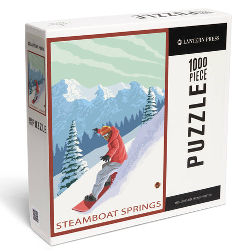 Steamboat Jigsaw Puzzles Steamboat Snowboarder 1000 Pieces